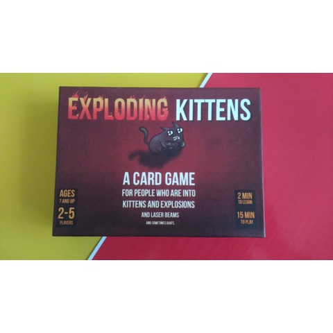 TRÒ CHƠI VUI NHỘN - MÈO NỔ - EXPLODING KITTEN - PHIÊN BẢN 16 - TIẾNG VIỆT - HỘP ĐỎ