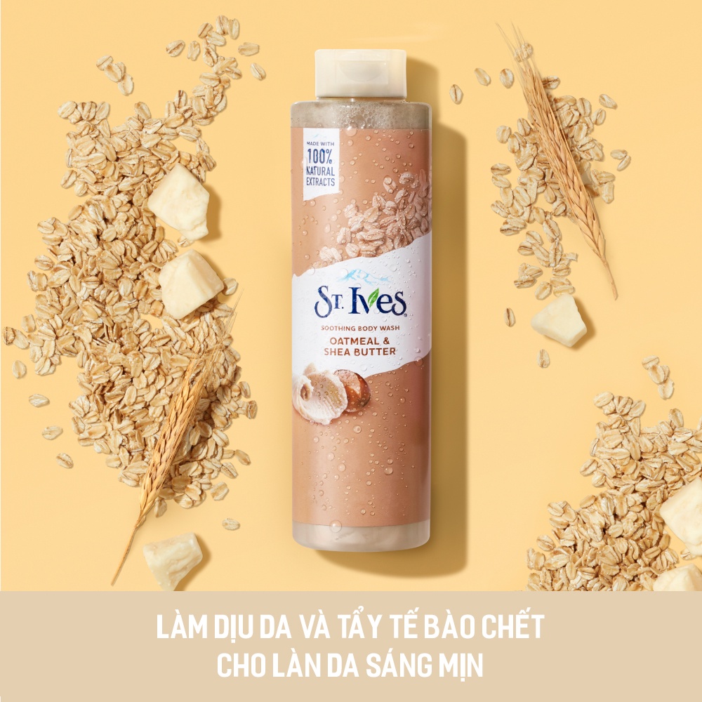 [Mã COSUI03 giảm 8% đơn 150K] Combo 2 chai Sữa tắm dưỡng da St.Ives Yến mạch và Bơ 473ml | BigBuy360 - bigbuy360.vn