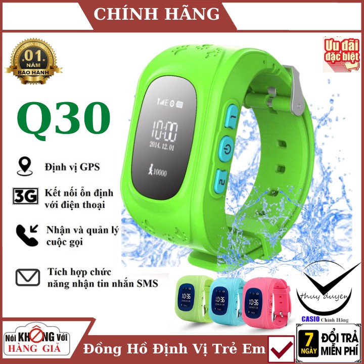 Đồng Hồ Thông Minh Định Vị Trẻ Em DK08 - Q30 plus , Lắp sim nghe gọi, định vị, chống nước, bảo hành 1 năm