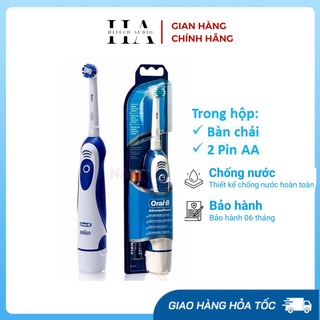 Bàn chải pin đánh răng tự động Oral B làm sạch răng, hạn chế viêm nướu, loại sạch mảng bám
