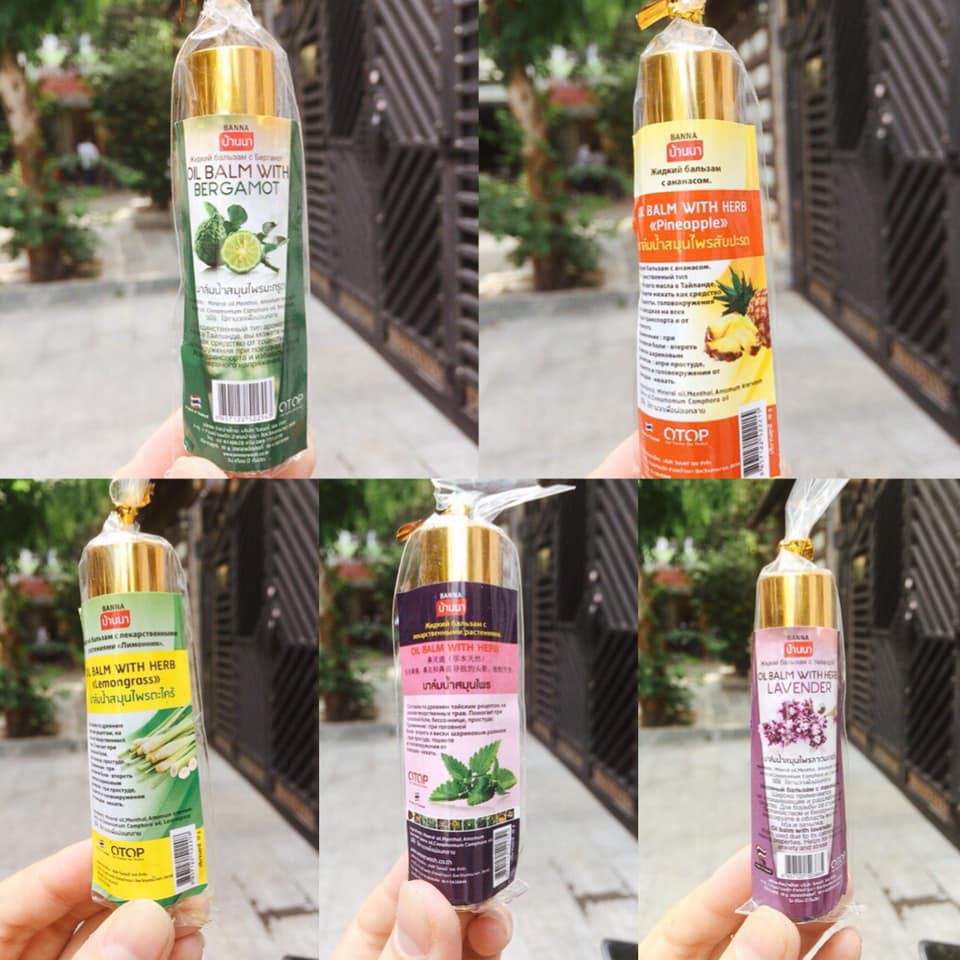 DẦU LĂN THẢO DƯỢC BANNA THÁI LAN