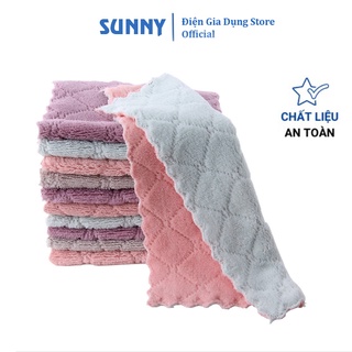 Khăn lau bếp, bát đĩa, cốc chén thấm nước chống dính khăn lau bếp đa năng 15x26cm Loại 1