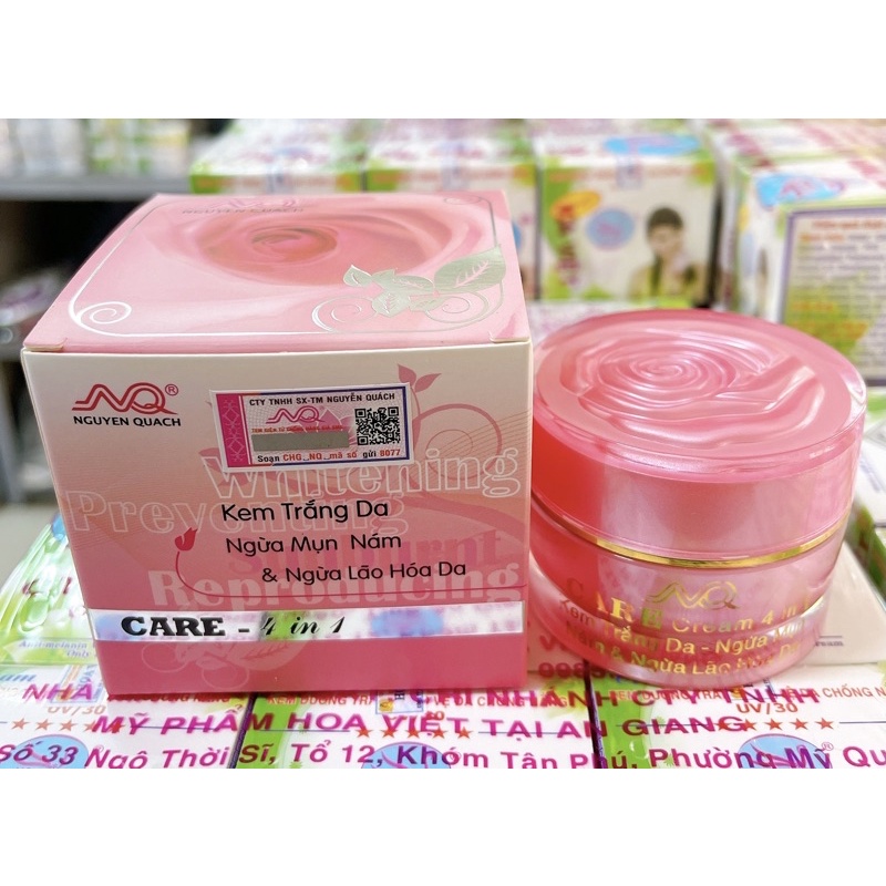 KEM NGUYỄN QUÁCH CARE 4 IN 1 TRẮNG DA NGỪA MỤN NÁM LÃO HOÁ
