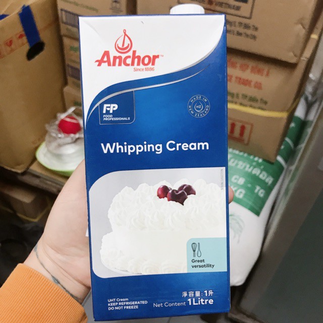 Whipping Cream/ Kem tươi Whipping Anchor 1L