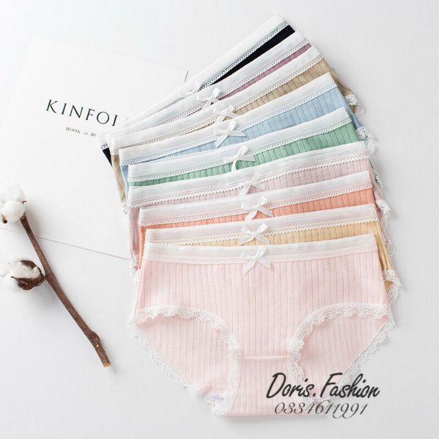 QUẦN LÓT NỮ GÂN TĂM KHÁNG KHUẨN CHỐNG VIÊM | BigBuy360 - bigbuy360.vn