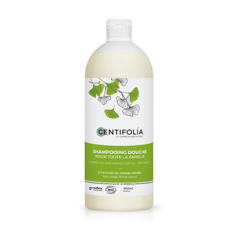 Sữa tắm gội hữu cơ Centifolia 500ml cho cả gia đình