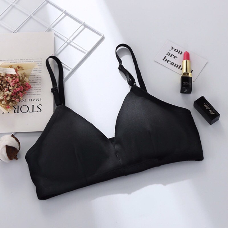 [ BRA LÁ CÓ MÚT ] Áo Bra Với 3 Tông Màu Cute Dễ Dàng Sử Dụng - Áo Có Kèm Mút - Hai Dây Nhẹ Nhàng - Giặt Tay Máy Thoải Má | BigBuy360 - bigbuy360.vn