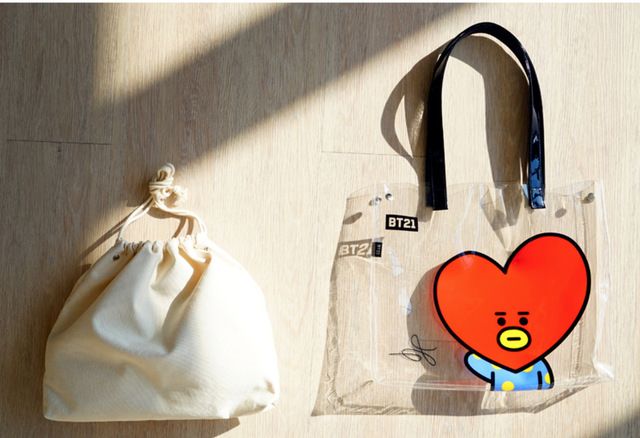 Túi tote trong suốt BT21 (SHOULDER BAG BT21)