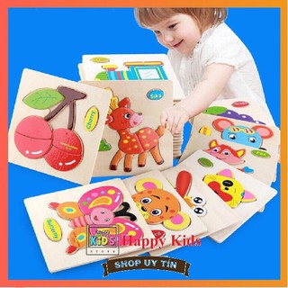Bảng ghép hình con vật, phương tiện, đồ chơi gỗ