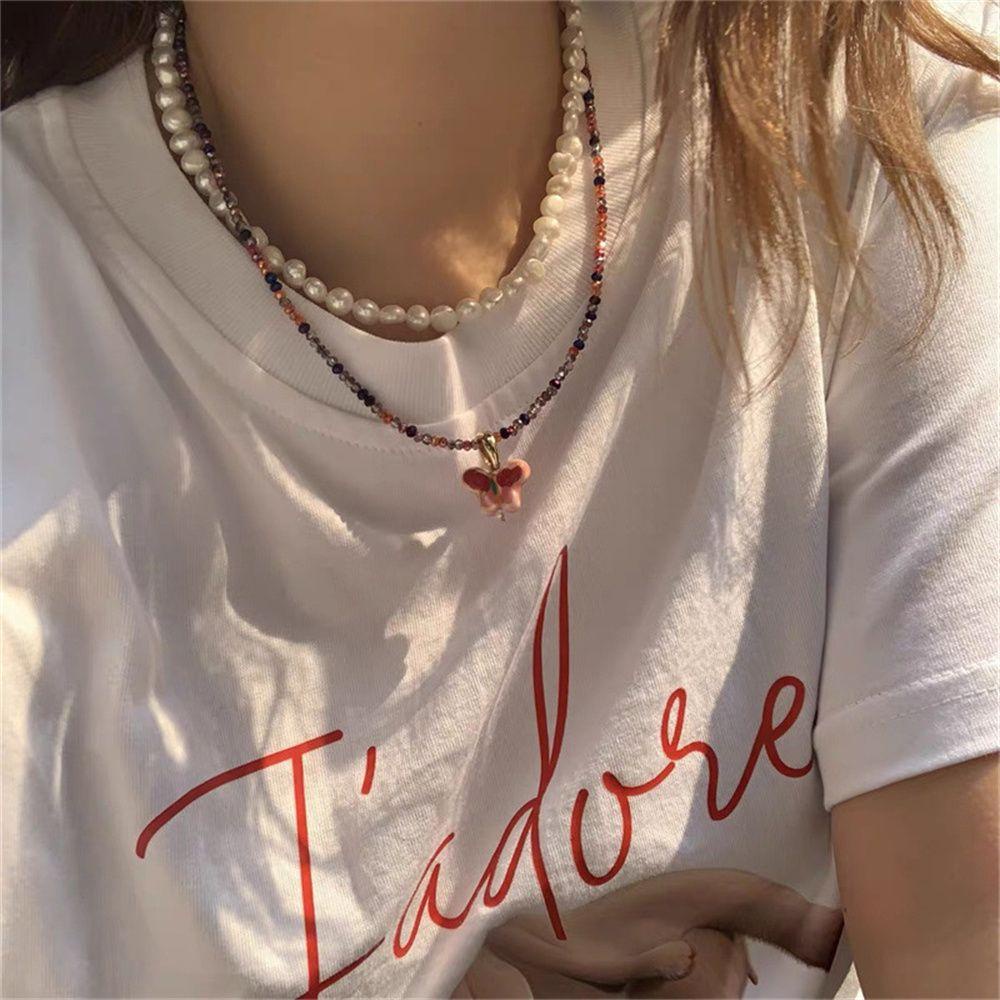 SUMU Vòng Cổ Choker Đính Đá Dễ Thương