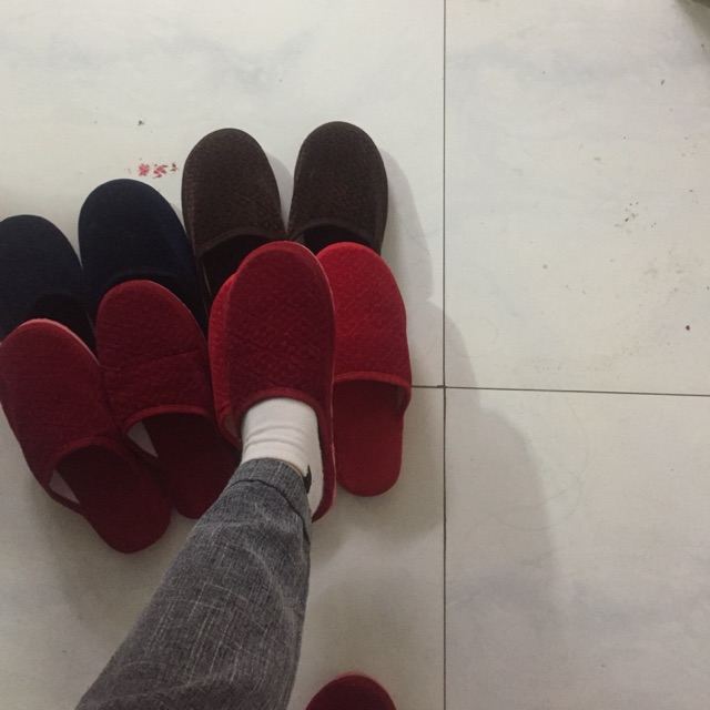 Combo sỉ dép nhung xốp