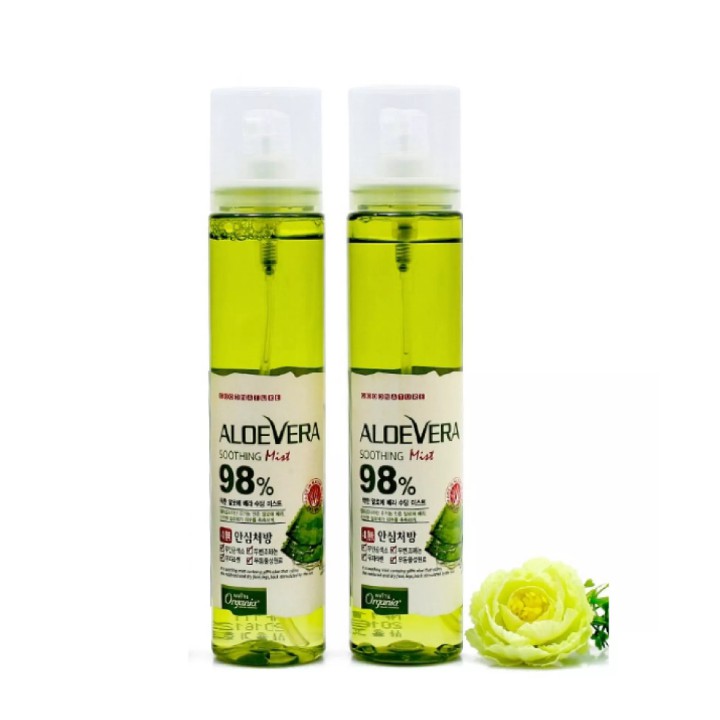 Bộ 2 Bình Xịt Khoáng Dưỡng Ẩm Từ Nha Đam White Organia Good Nature Aloe Vera Soothing Gel Mist 115ml X 2 | BigBuy360 - bigbuy360.vn