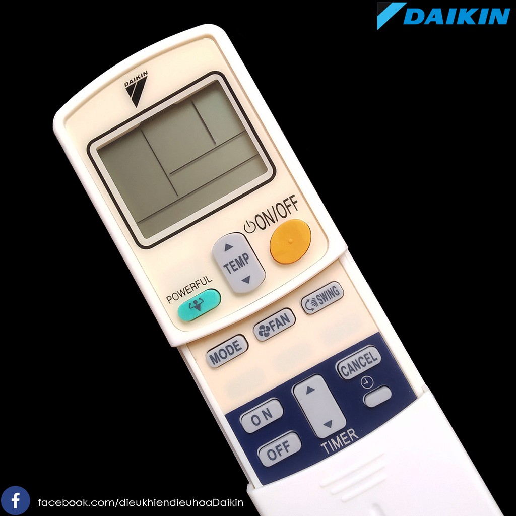 Điều khiển điều hòa Daikin ARC423A18 cánh tay cơ 1 chiều powerful
