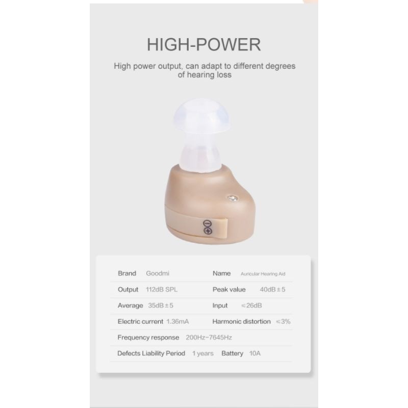Máy trợ thính nhét tai không dây Axon K-80