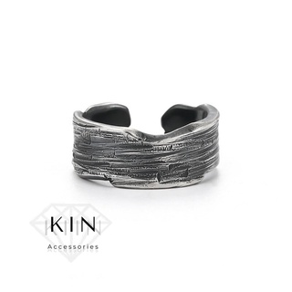 Nhẫn Ash - Nhẫn Nam Vintage, Trang sức Bạc 925, Nhẫn Hở Retro by [KIIN Accessories]
