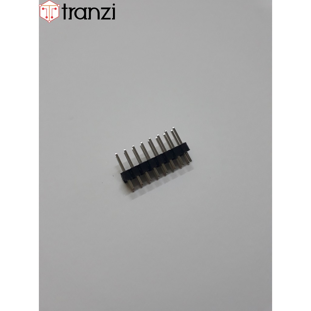 Giăm cắm 2.54mm đôi đực thẳng 2x8P 11.34mm đen - túi 20 cái