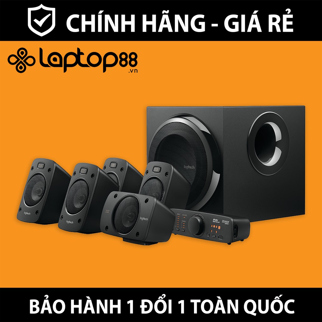 Loa vi tính Logitech 5.1 Z906 âm thanh THX Surround - Hàng chính hãng - Bảo hành 24 tháng