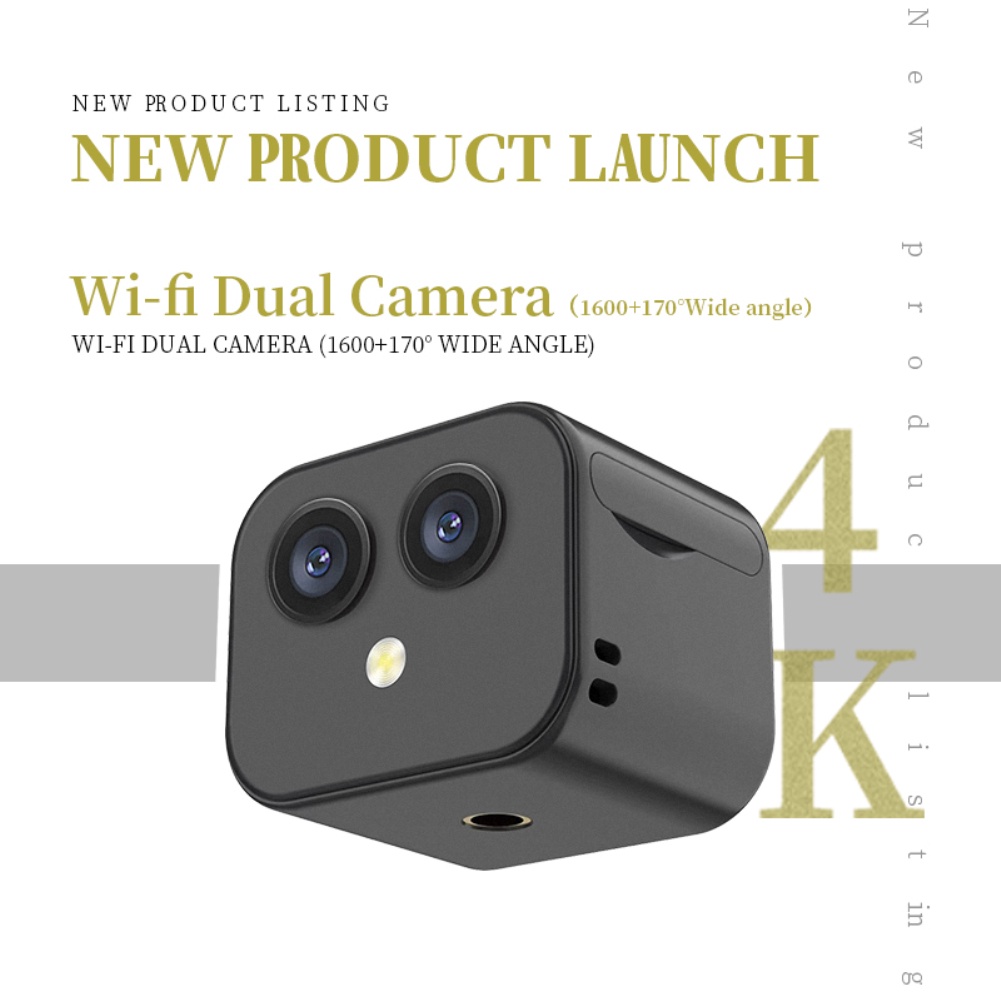 Camera wifi Không Dây d3 hd 4k Hai Chiều Cho Điện Thoại Di Động