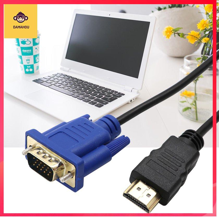 Dây cáp chuyển đổi video HDMI sang VGA D-SUB dành cho HDTV PC