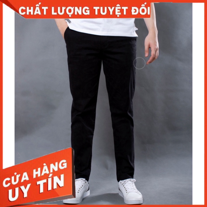 Quần kaki dài nam chất vải cotton có giãn siêu đẹp LADOS - 4032 thiết kế tôn dáng trẻ trung - Hàng nhập khẩu
