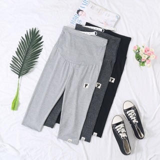 Quần legging cho mẹ bầu mùa hè oi ả đây ạ. Cotton 100% cho mẹ bầu cảm giác thoait mái, thoáng mát trong mọi hoàn cảnh nh