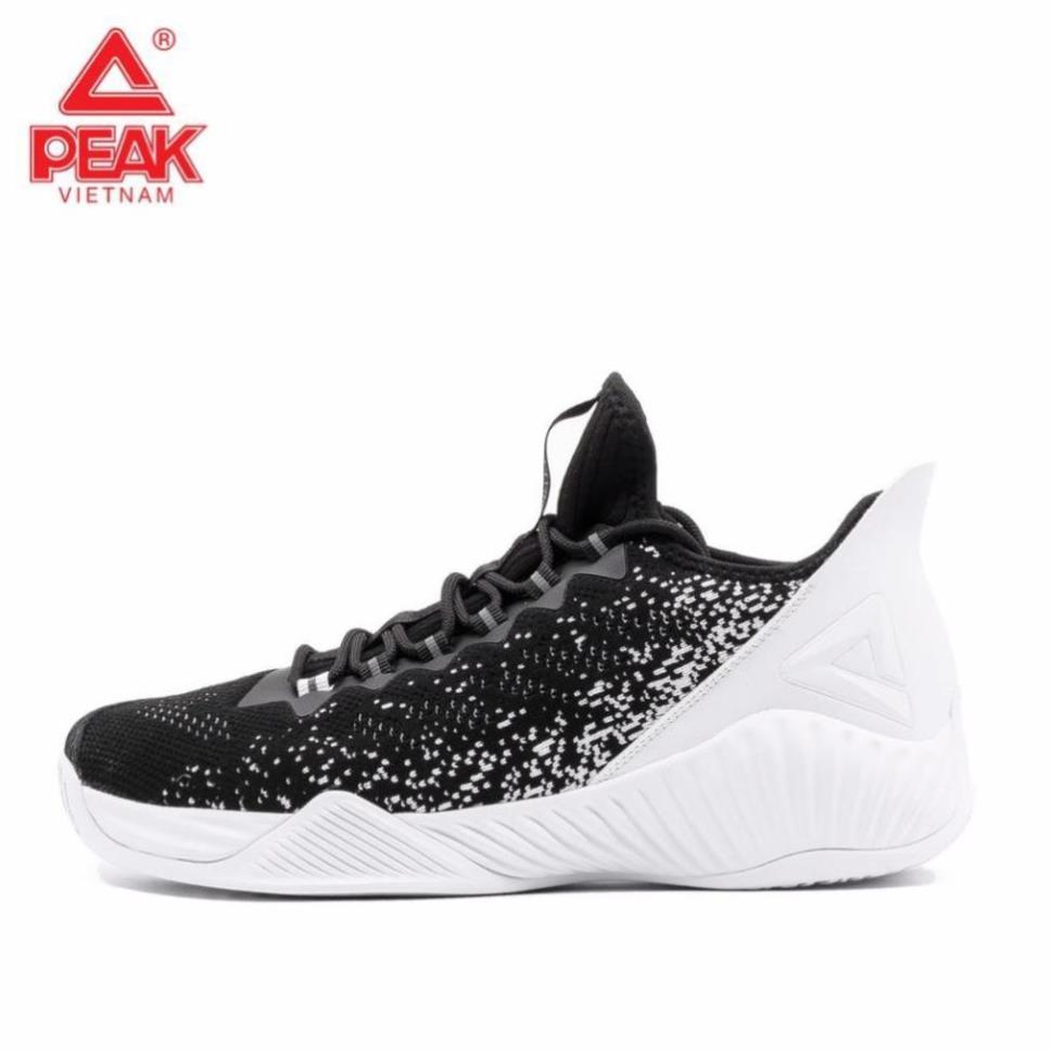 Giày bóng rổ PEAK Basketball Ultra Light NET E92051A – Đen Trắng TỐT . Real* Sales thu ♤ hot ↢ * * . ' ' . .