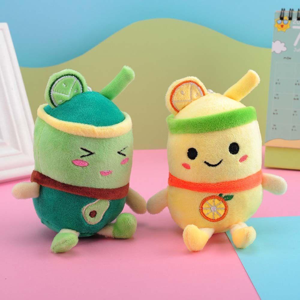 Móc Khóa Hình Ly Trà Sữa / Búp Bê Hoạt Hình Dễ Thương