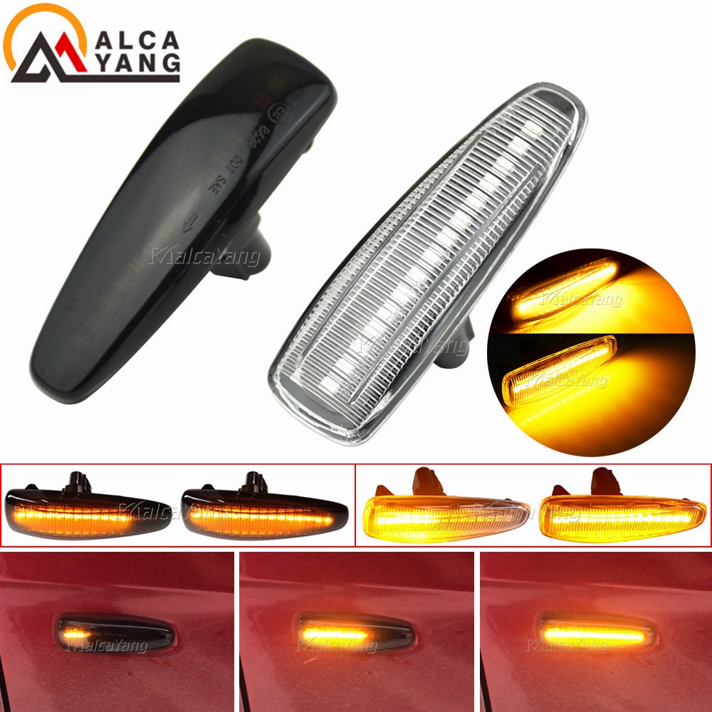 Đèn LED Xi Nhan Nhấp Nháy Gắn Bên Hông Cho Mitsubishi Lancer Evolution Evo X Outlander Sport RVR ASX Mirage 2