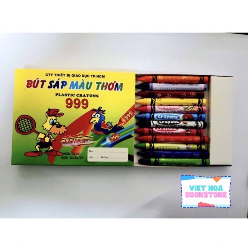 Sáp màu thơm Mic 12 màu Chính Hãng