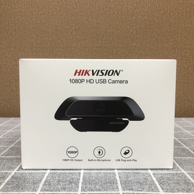 Webcam HIKVISION DS-U12 FULL HD 1080P - Tích hợp mic - Chuyên dụng cho Livestream, Học và làm Online