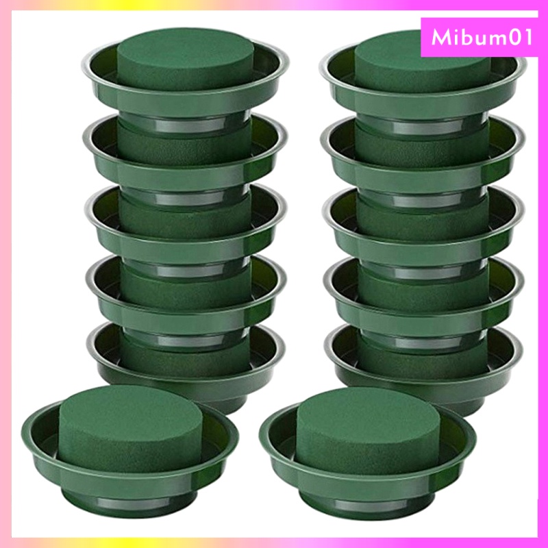 Set 12 Mút Cắm Hoa Khô Hình Tròn Dùng Trang Trí Tiệc Cưới Diy