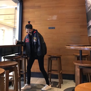 [ORDER] Áo khoác bomber da thêu TIGER