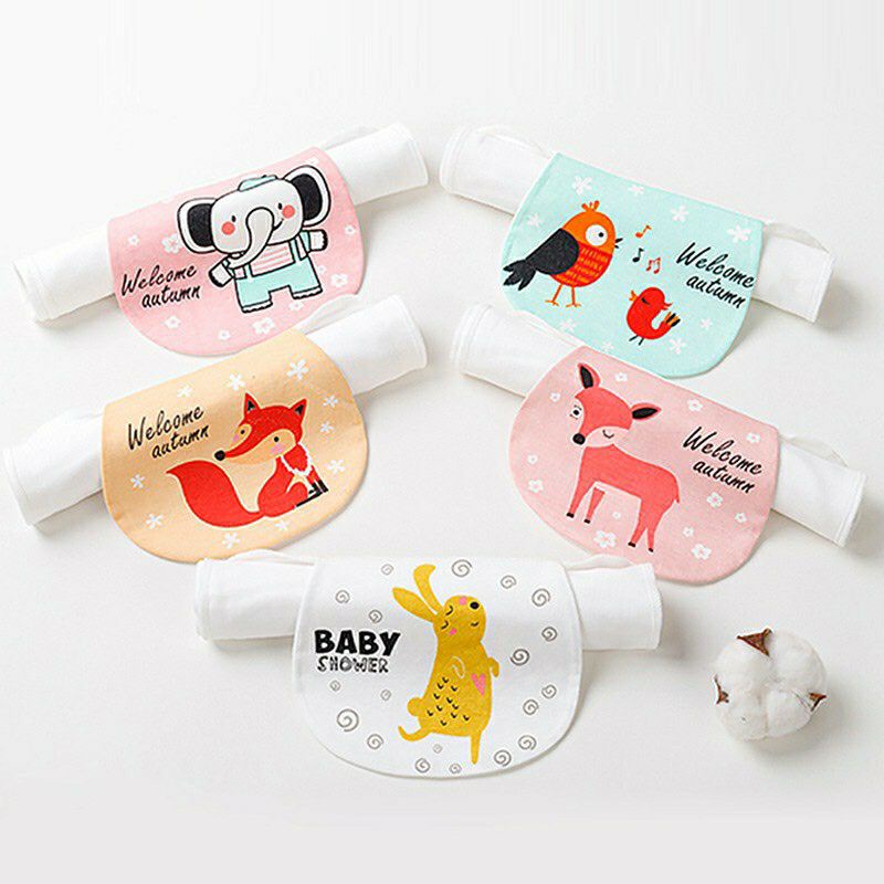 Set 2 chiếc thấm mồ hôi lưng vải xô cho bé
