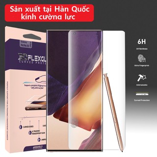 Sản xuất tại Hàn Quốc Tấm bảo vệ màn hình với kính cường lực uốn cong che phủ toàn diện Samsung Galaxy Note20 ultra/S20/S20plus/S20ultra/Note10/S10/S9/Note9/S8/Note8/Mate20 Pro chính hãng full màn hình