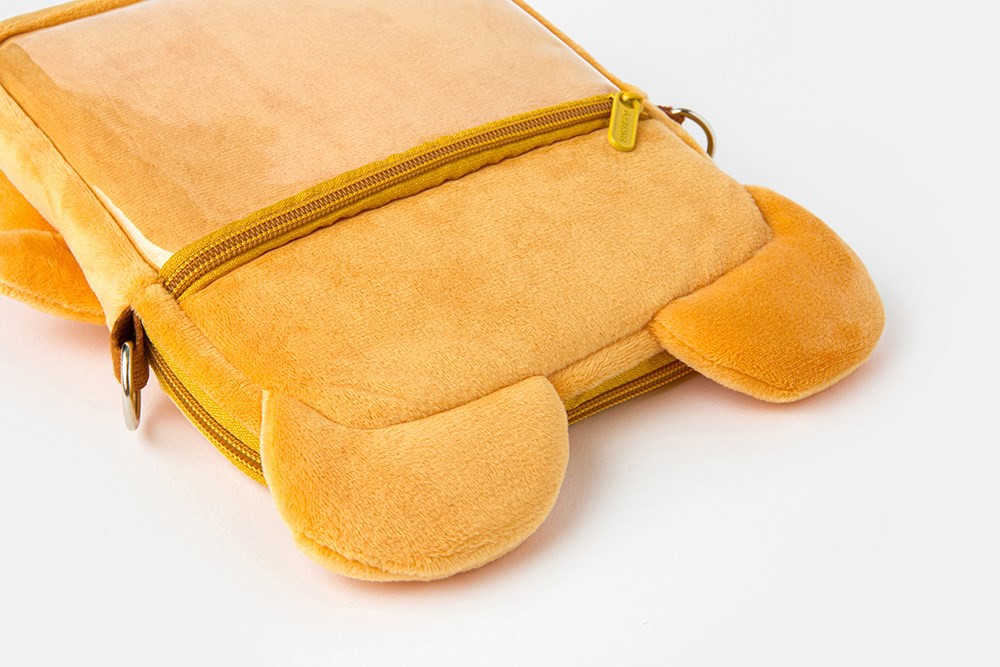 Túi Đeo Chéo ARTBOX Hàn Quốc Hình Chú Gấu Oliver Màu Vàng Xinh Xắn