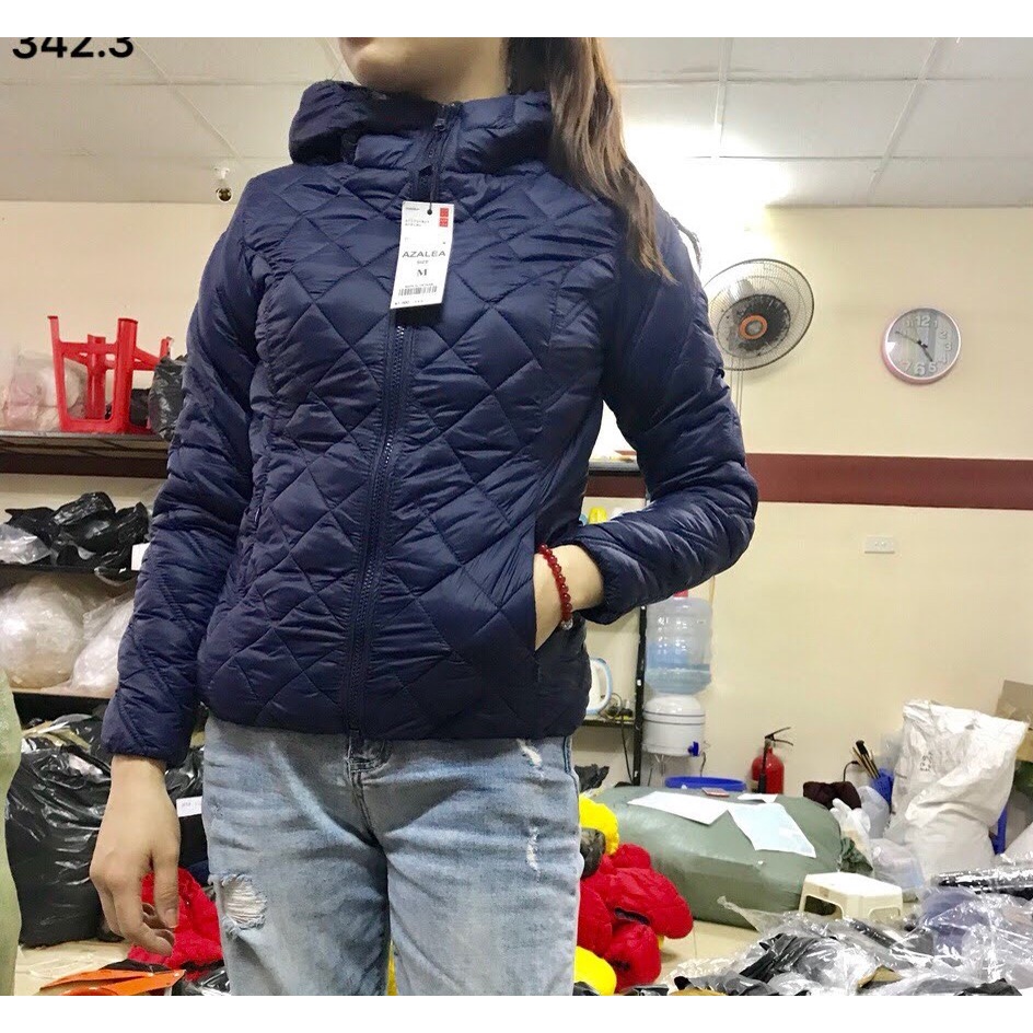 Áo Phao trần trám siêu nhẹ. Chất liệu vải polyester-trần bông #mirae