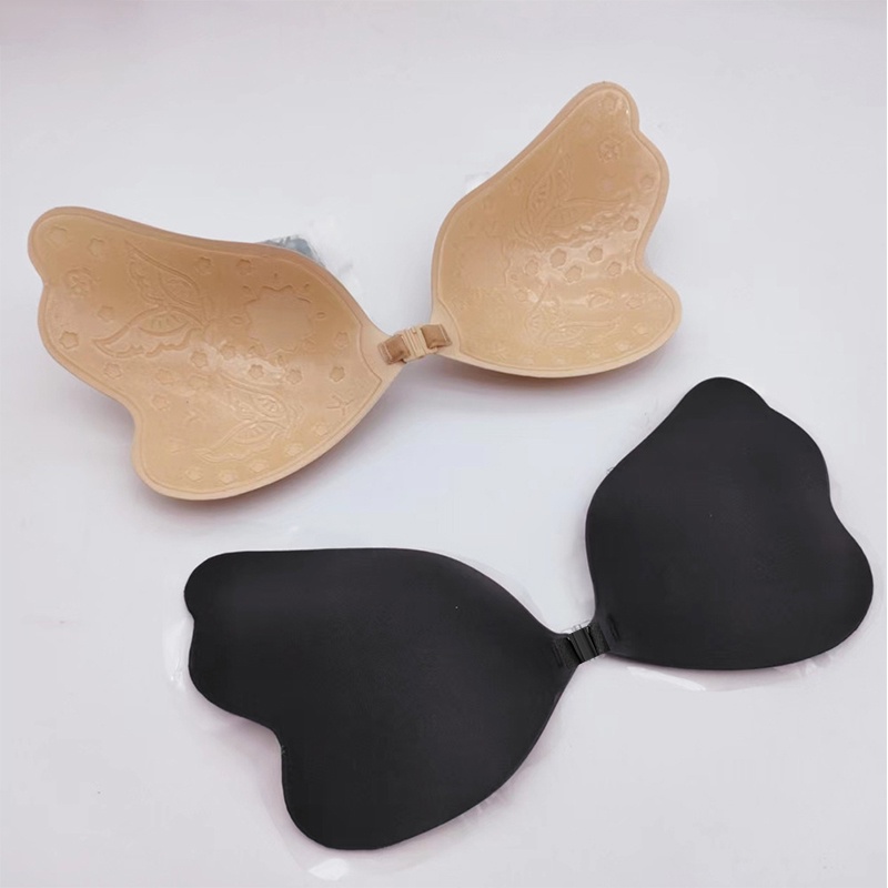 FINETOO Miếng Dán Nâng Ngực Bằng Silicone Tự Dính Hình Cánh Bướm Có Thể Tái Sử Dụng