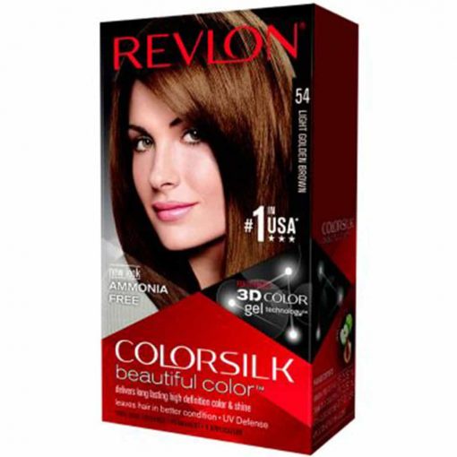 Thuốc nhuộm tóc Revlon Colorsilk số 54 Light Golden Brown - MÀU NÂU VÀNG SÁNG