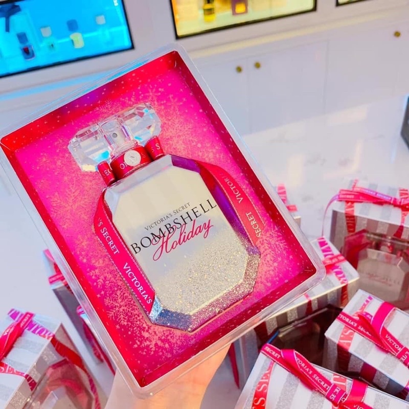 Nước hoa nữ BomBshell Holiday siêu đẹp Phiên bản giới hạn - 100ml (Chuẩn Authentic) - [ Hàng ngoại┊ 𝓤𝓢𝓐 ]