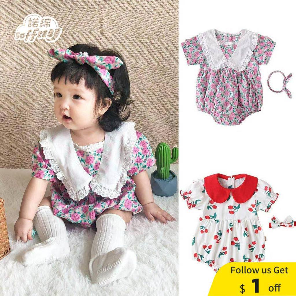 Bộ áo liền quần Soffny họa tiết hoạt hình đáng yêu dành cho bé gái