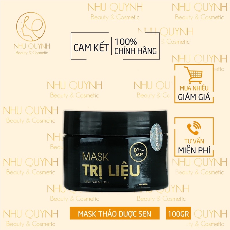 Nạ Thảo Dược Sen - Chiếc Suất Từ Bùn Khoáng Giúp Phục Hồi, Thu Nhỏ Lỗ Chân Lông, Căng Bóng Da