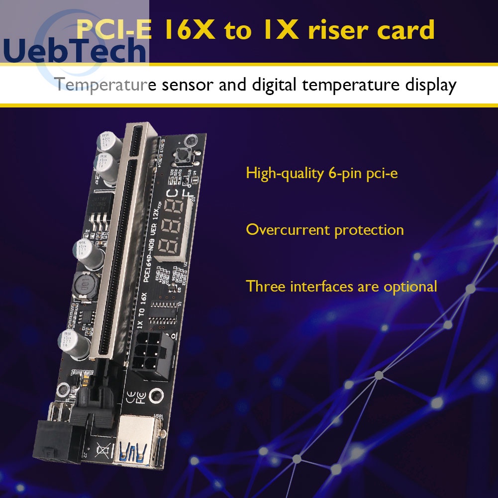 Card mở rộng PCI-E 60cm USB 3.0 16X sang 1X | BigBuy360 - bigbuy360.vn