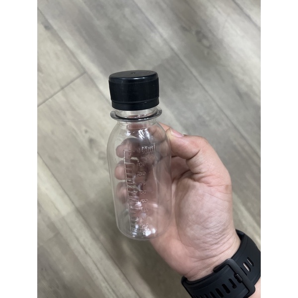 [HÀNG SẴN] Combo 10 Chai nhựa 100ml chia vạch kèm nắp