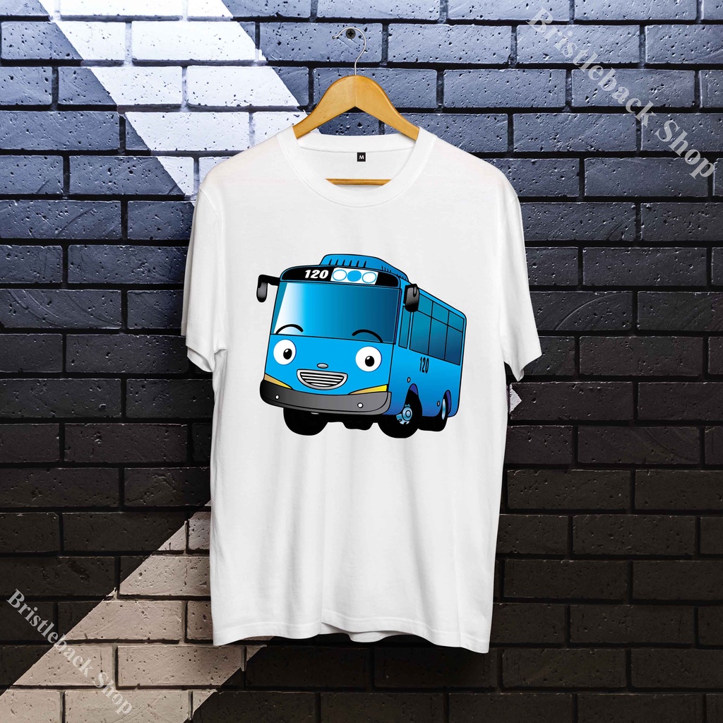 Áo Thun hình Xe buýt Bus nam giá rẻ phong cách mềm mại cổ tròn trẻ trung O9BUS004