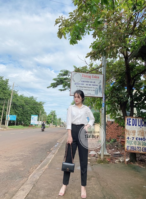 Quần Tây Nữ Mã số 21 Ảnh chụp thật 100% đai cao