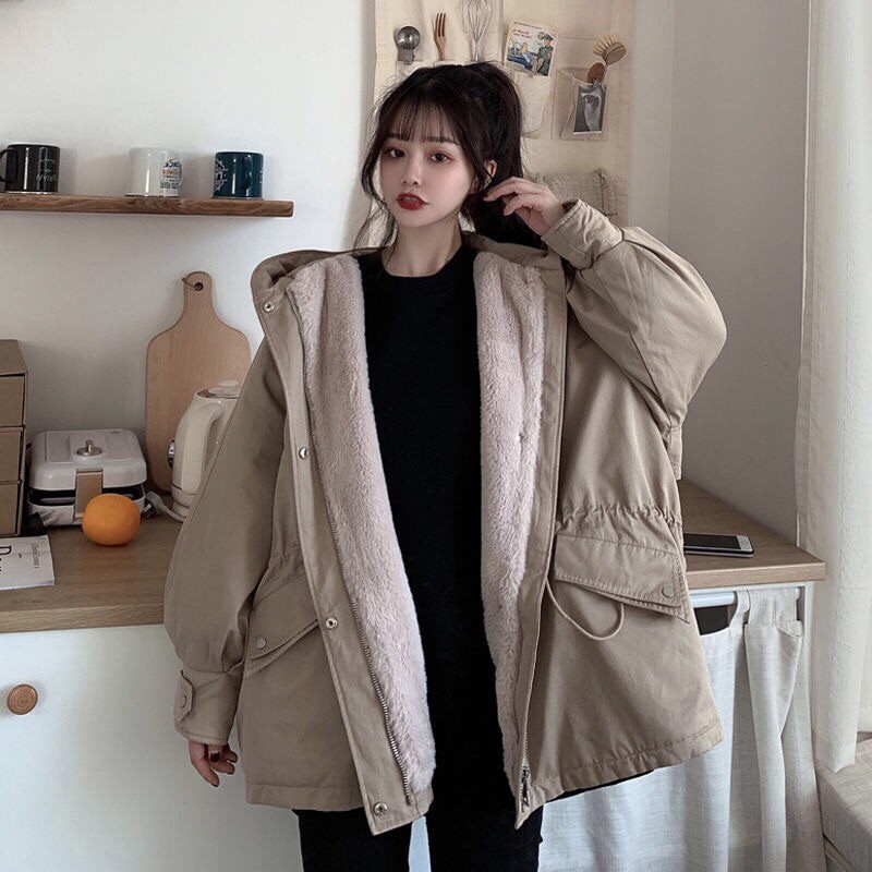 Áo khoác lót lông siêu ấm