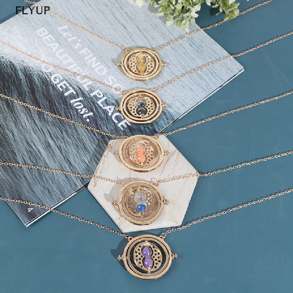 Vòng cổ Mặt Đồng Hồ Cát 3D Phong Cách Harry Potter