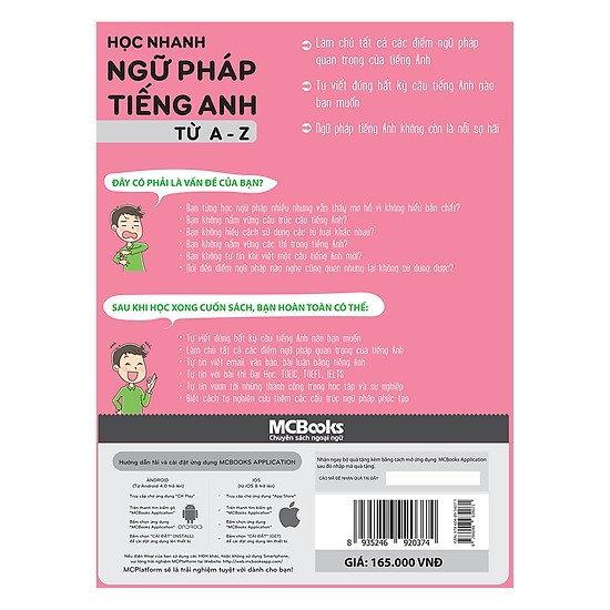 Cuốn sách Học Nhanh Ngữ Pháp Tiếng Anh A - Z