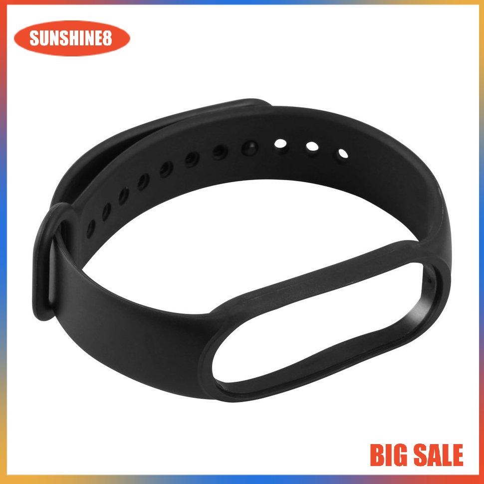 【SUN】Strap For MiBand 7 Silicone Anti-Lost Wristband Bracelet Replacement Strap