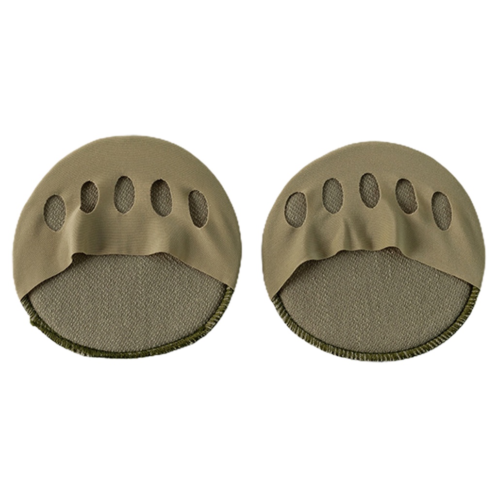 Bộ 2 Đôi Vớ Mềm Mại Màu Trơn Tách Ngón Chân Chống Sốc Thoáng Khí Thoải Mái Hữu Ích Dùng Mang Giày Cao Gót